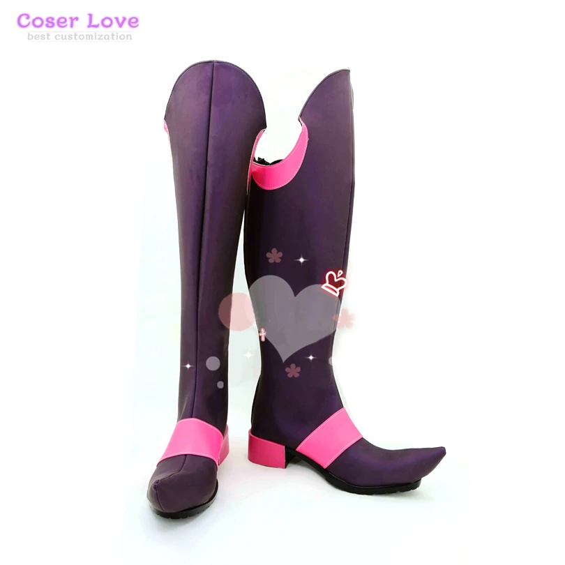 Little Witch Academia Akko Kagari Cosplay Shoes Boots Halloween Christmas Shoes