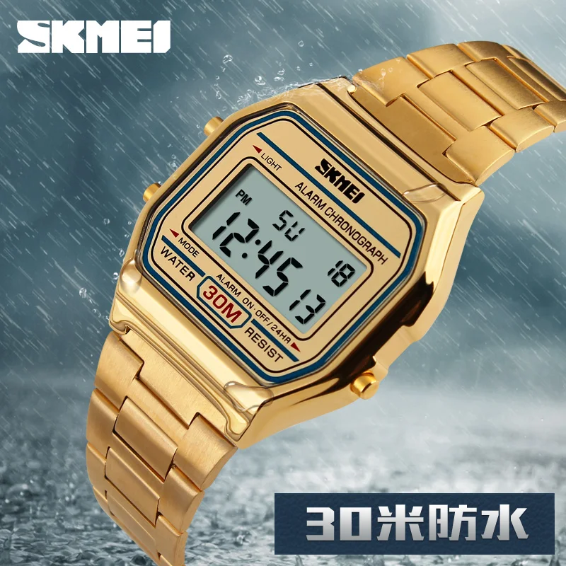 SKMEI New Sport Watch For Men Women Brand Electronic Led Digital Watch Fashion Stopwatch Waterproof Watches Relogio Masculino