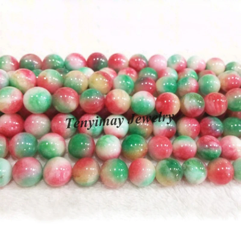 

High Grade 12mm Multicolor Chinese Jadee Loose Beads 5 Strands/Lot(32pcs/Strand) Free Shipping