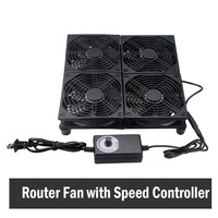 Router radiator bracket Light cat Set-top box Switch Notebook cooling fan base USB interface for NETGEAR/Asus GT/RT-AC5300