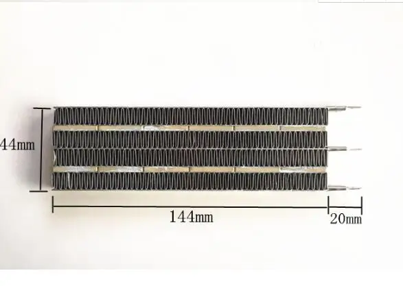 144X44X15mm PTC heating fins Electric Fan Heater Parts 220V 1500W