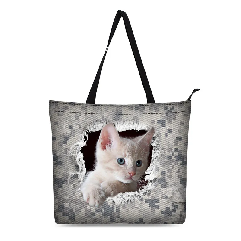 

Canvas Camouflage animal Shoulder Bags Environmental Shopping Bag Tote Package Crossbody Bags Purses Casual Handbag For Women