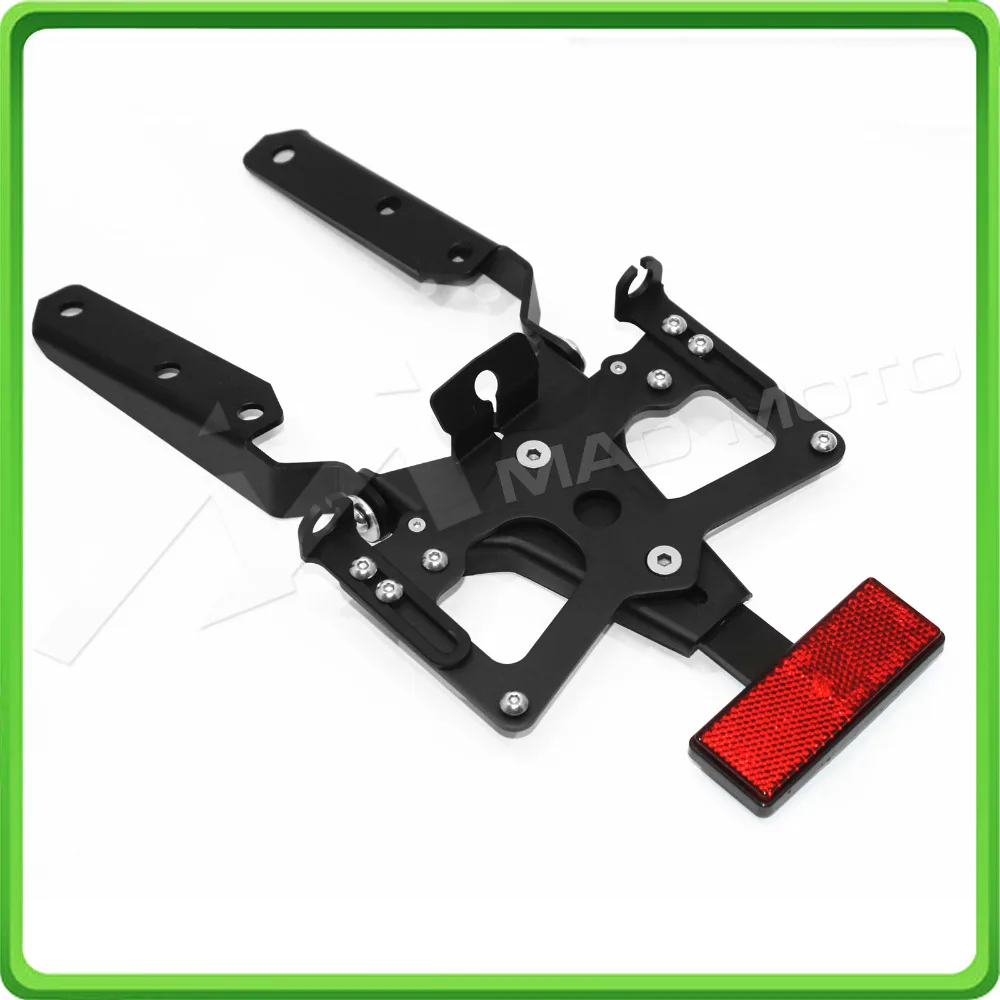 For Suzuki GSXR 1000 GSX-R1000 GSXR1000 2007 2008 K7 K8 Motorcycle Adjustable Fender Plate Bracket License Plate Holder