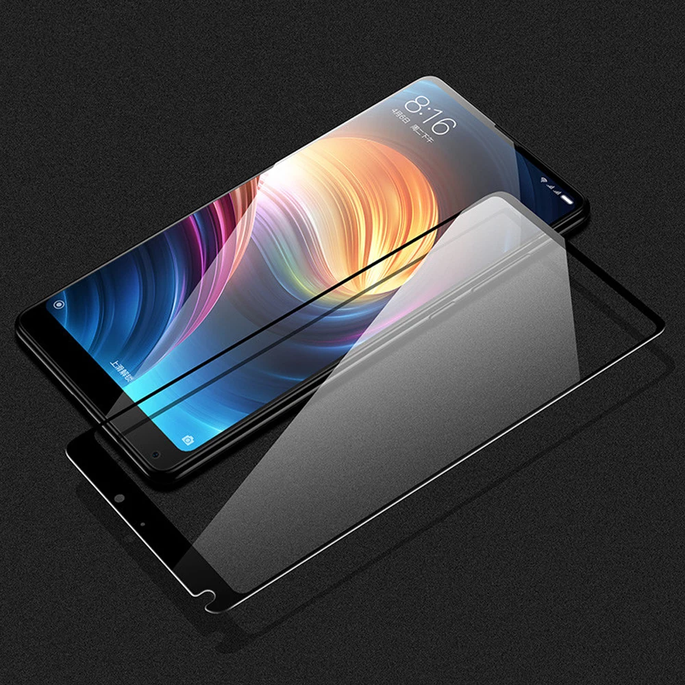 For xiaomi mi mix 2s glass tempered Full cover  screen protector for xiaomi mi mix2 s Clear Screen phone glass film mix 2 glass