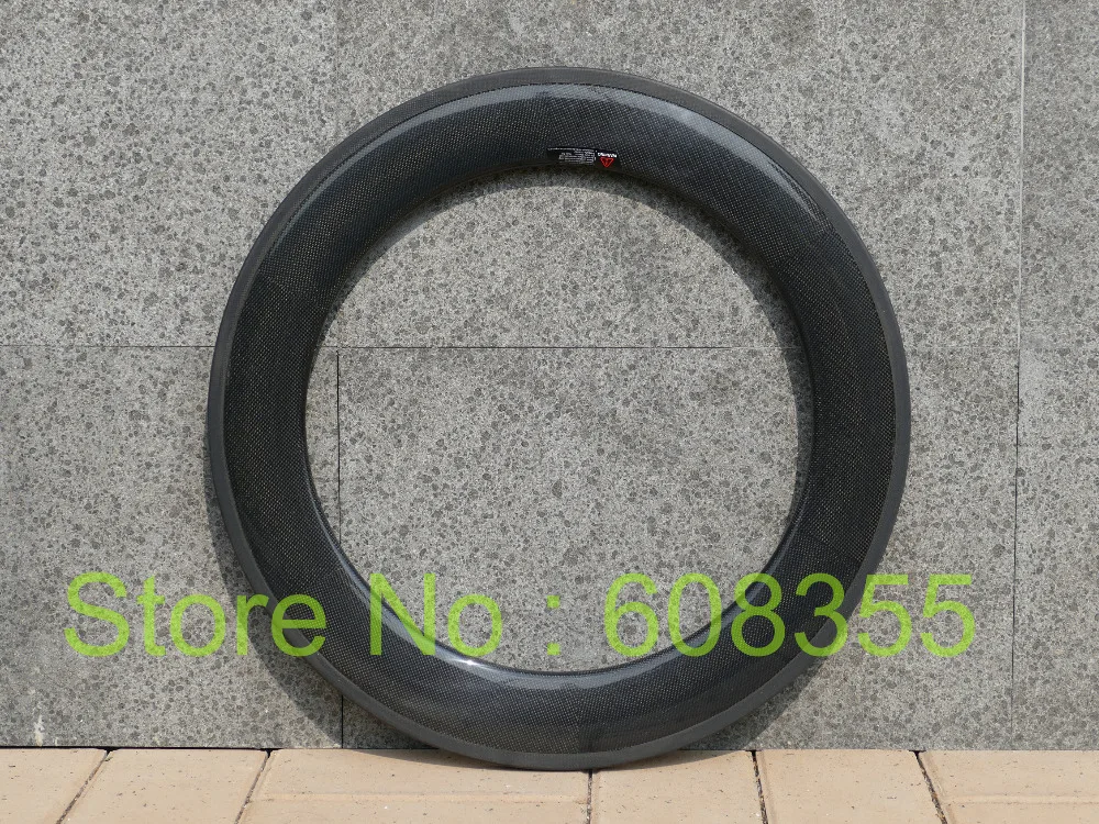 88mm 3k UD Carbon Matt Glossy 700c Road Bike Clincher Rim width 20.5mm 23mm 25mm