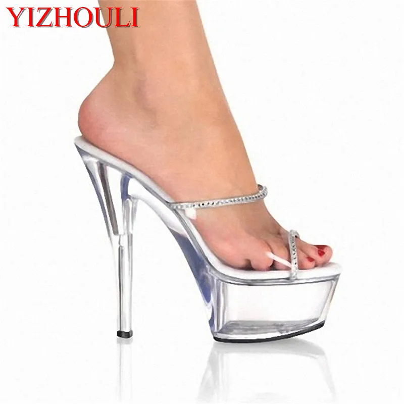 

Recommended Students Girls Slippers 15 cm High heels Comfortable Waterproof New style PVC Women's Dance Shoes