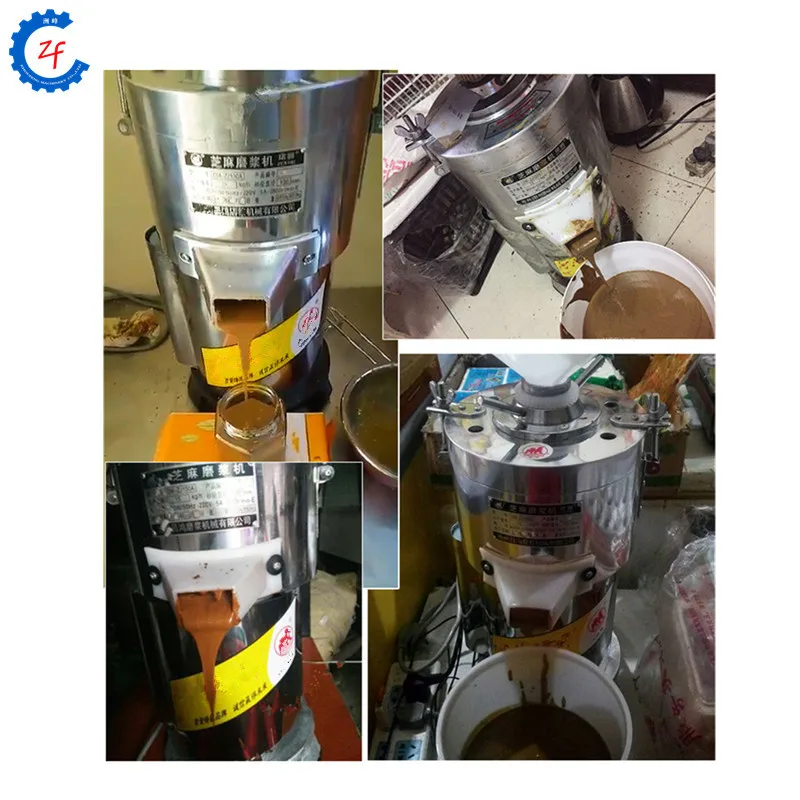 Home peanut butter making machine sesame paste milling machine