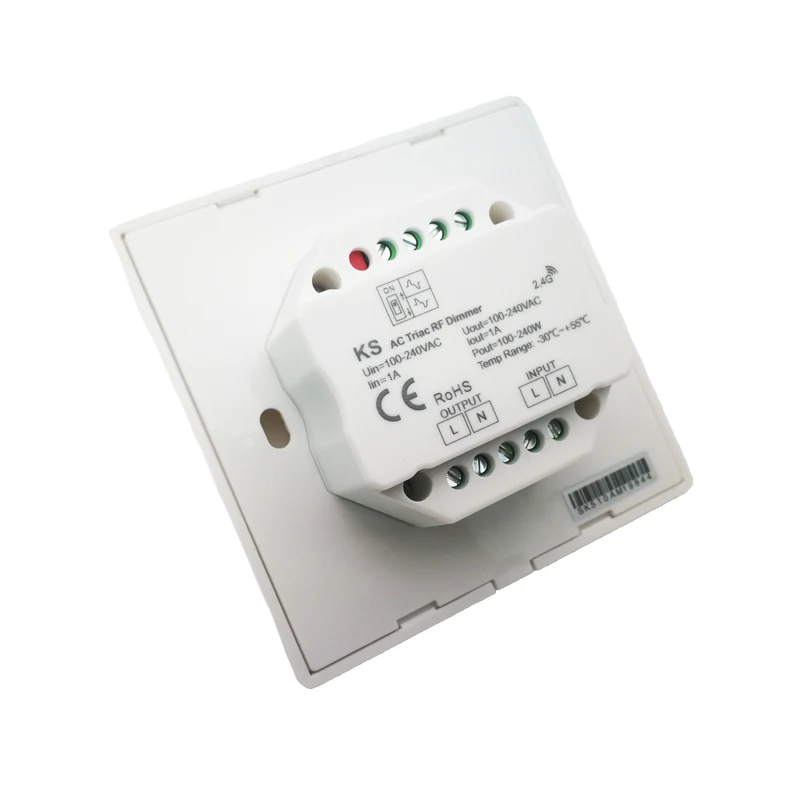 Imagem -05 - Triac Led Dimmer Botão Regulável Ligar e Desligar Interruptor Lâmpada de Luz Dimm 1a Saída Leading Edge Cut 220v 230v 110v Novo ac