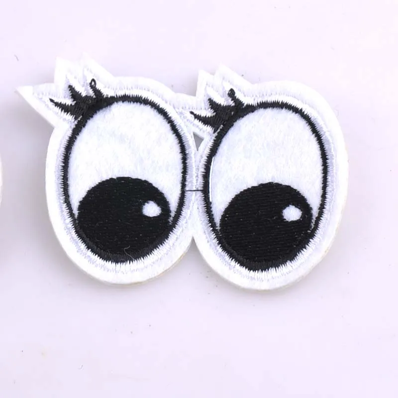 5PCs Iron On Patch DIY Eye Embroidered Patches For Clothing Fabric Badges Iron-On Sewing Patches CP0927