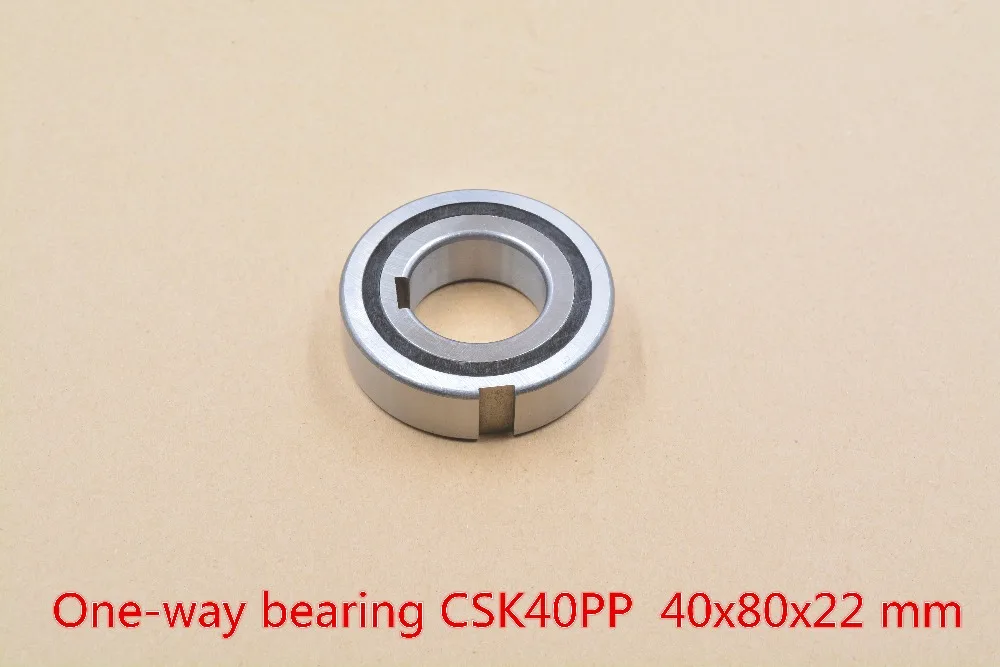 

40mm bearing 40mmx80mmx22mm CSK40PP one way clutch with keyway slot backstop 1pcs