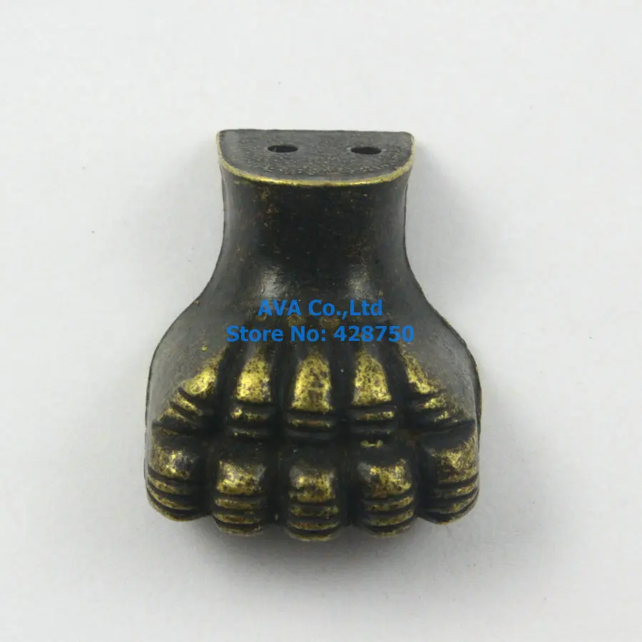 

20 Pieces Antique Brass Jewelry Box Feet Animal Box Leg 25x29mm