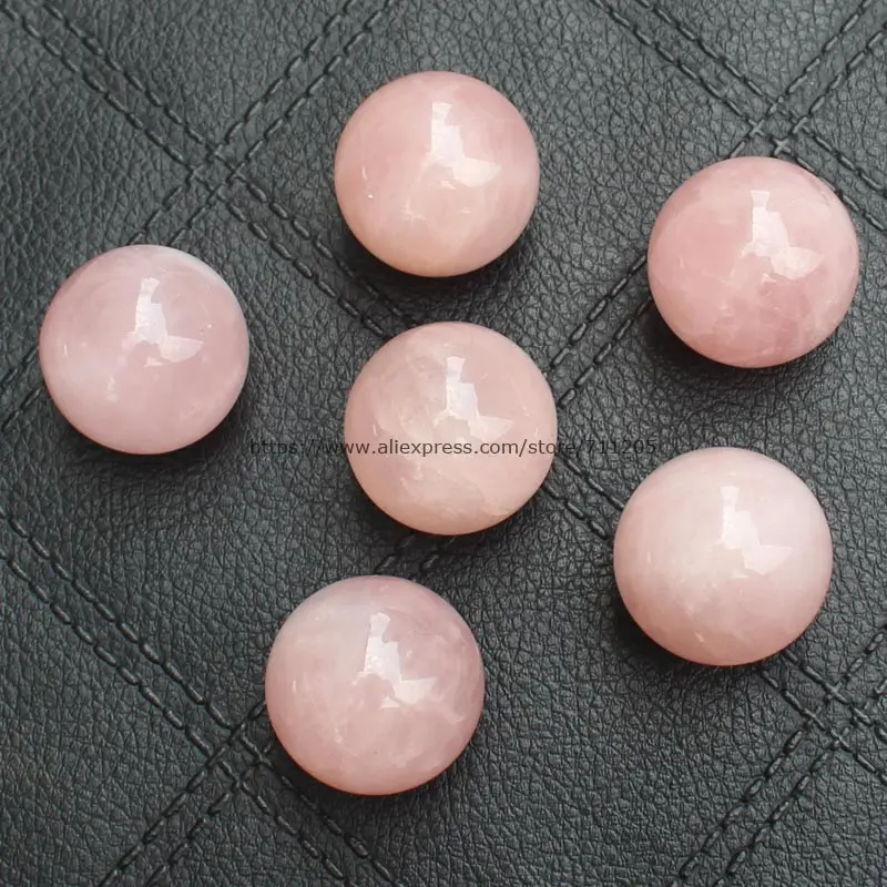 1Pcs ,Natural Rose quartz Smooth Ball beads ,25mm, For DIY Jewelry Making, pendant,necklace