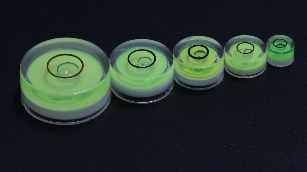 5 different Circular Bubble Level for professional measuring and normal use