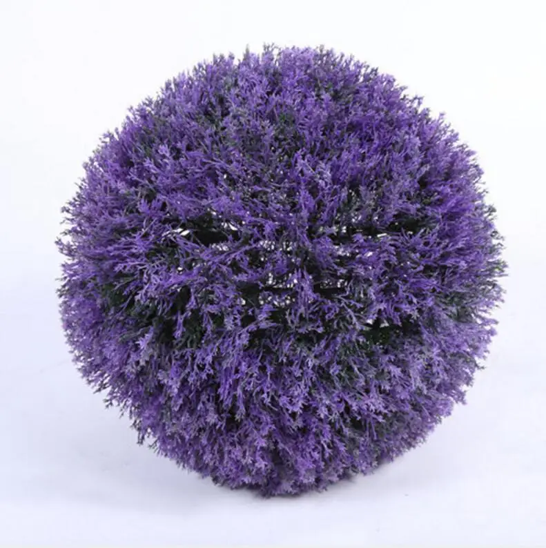 Diameter 28cm Artificial Plastic Purple Lavender Ball For Wedding Home Office Hotel Decoration