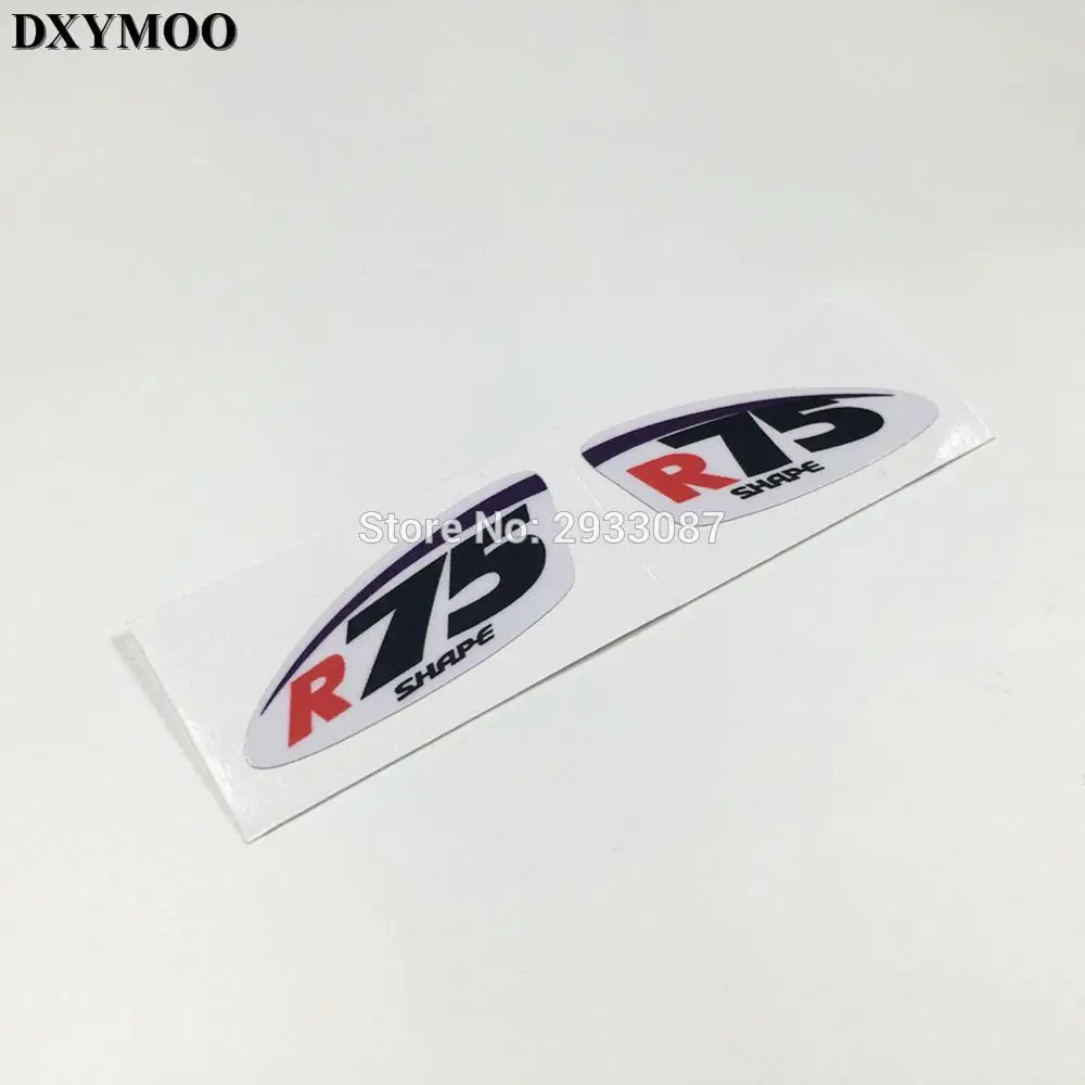 1 Pair Motorcycle Helmet Car Sticker Decal Vinyl Reflective for R75 SHAPE Original Size