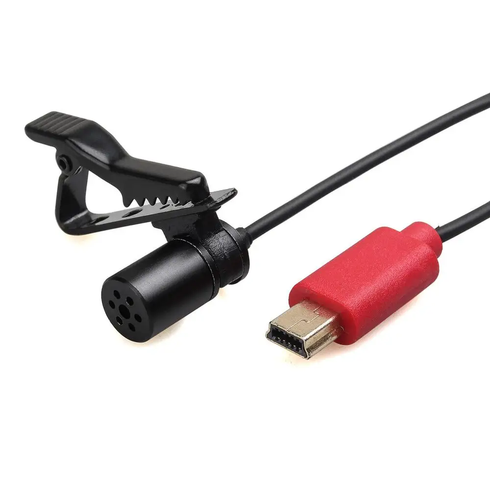 ESMIC-01G 소형 마이크 클립 무 지향성 콘덴서 마이크 GoPro HERO 3 3 + 4 윈드 머프 VS SR-GMX1