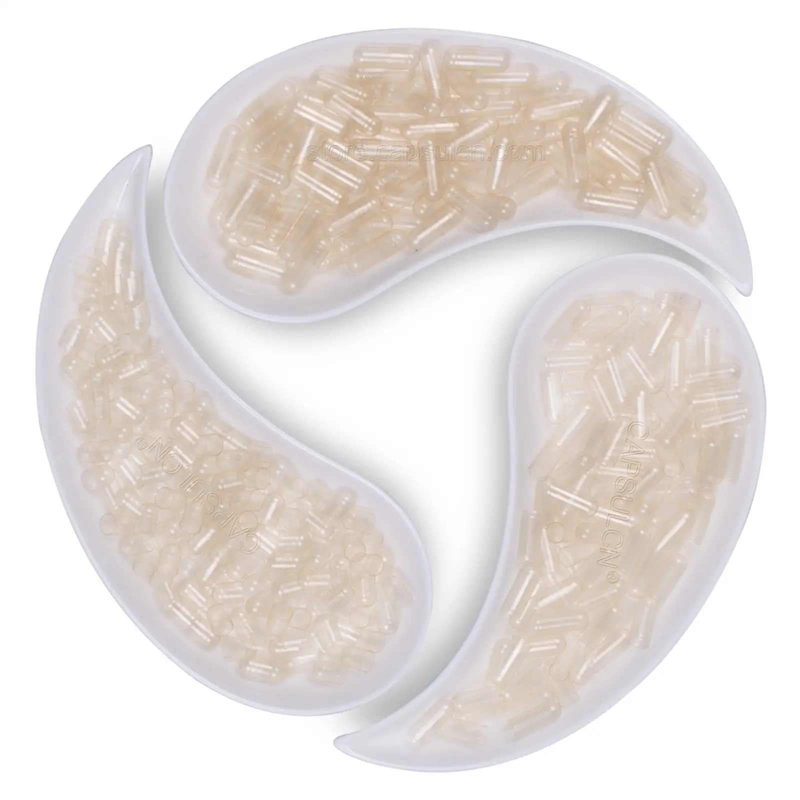 (10,000 teile/paket) Größe 3 Klar Leere Gemüse kapseln HPMC, Getrennt oder Trat kapsel