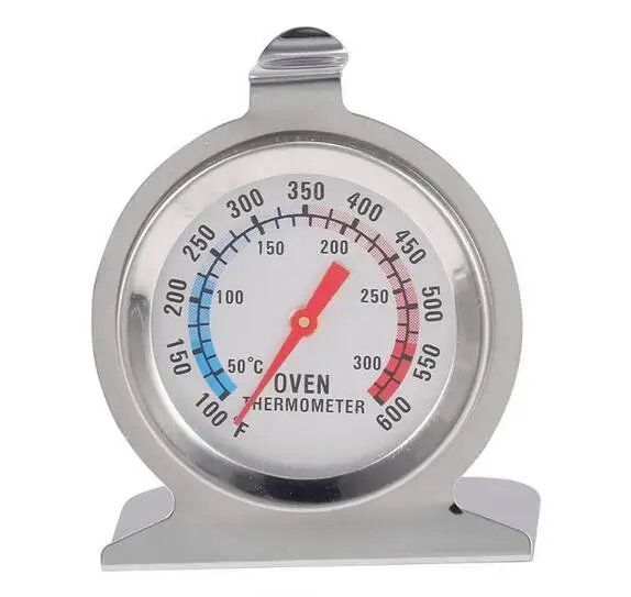 100pcs Food Meat Temperature Stand Up Dial Oven Thermometer Stainless Steel Gauge Gage Large Diameter Dial Kitchen Baking Suppli