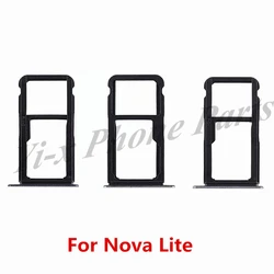 New SIM Card Tray Micro SD Card Tray Holder Slot For Huawei Nova Lite / P10 Lite Replacement Parts