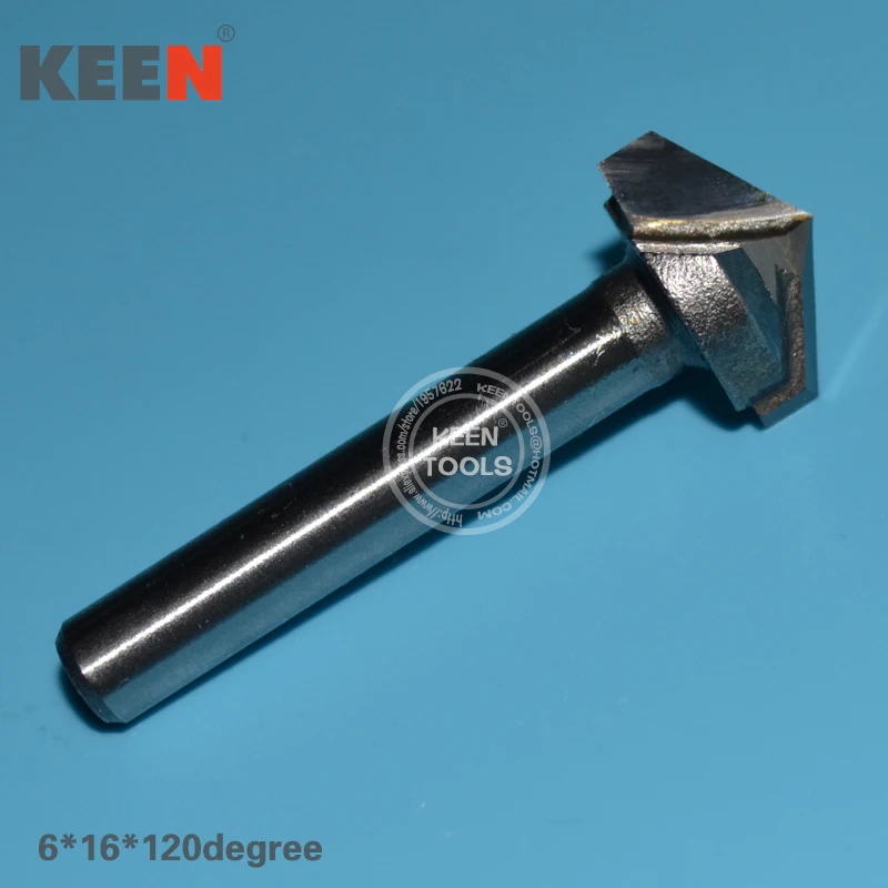 

6*16*120Degree V-Shape Groove Carbide Wood Engraving Bits CNC Milling Tools for Woodworking Cutters Machinery