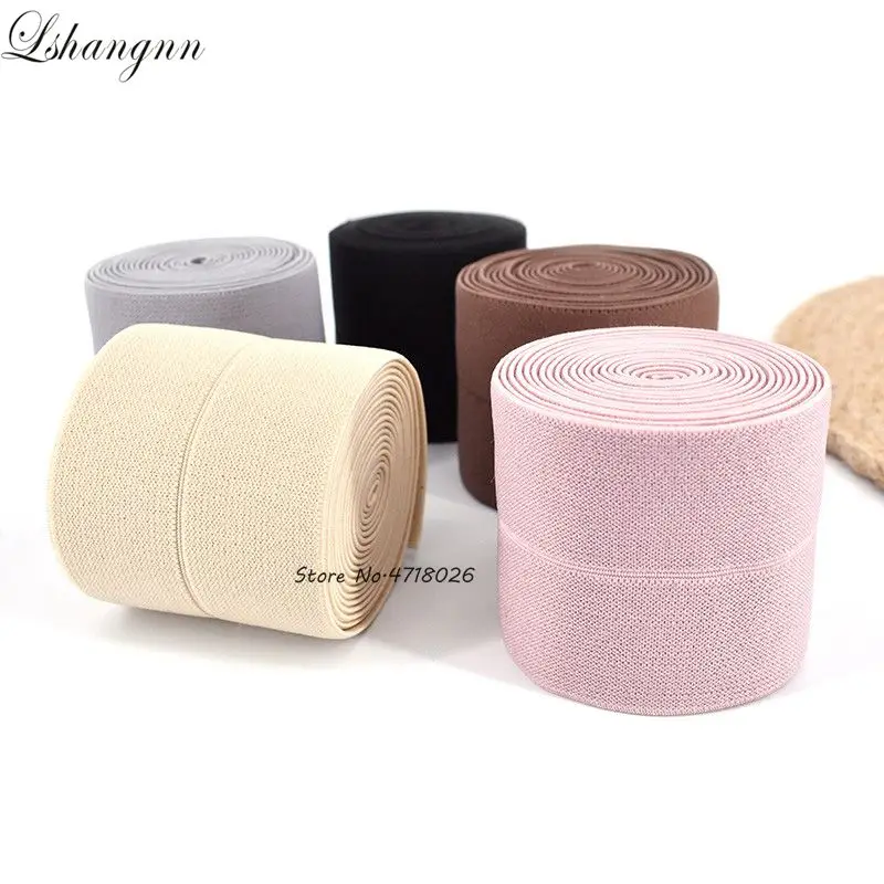 New 60MM High Quality Rubber Bands Colour Elastic Tape Thickening Elastic Belt For Clothing Swing Accessories 6 Colours