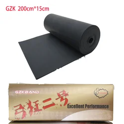 2meters Black Anti Cold slingshot band replacement 200cm*15cm*1mm  flat rubber band for slingshot can be used In cold whether