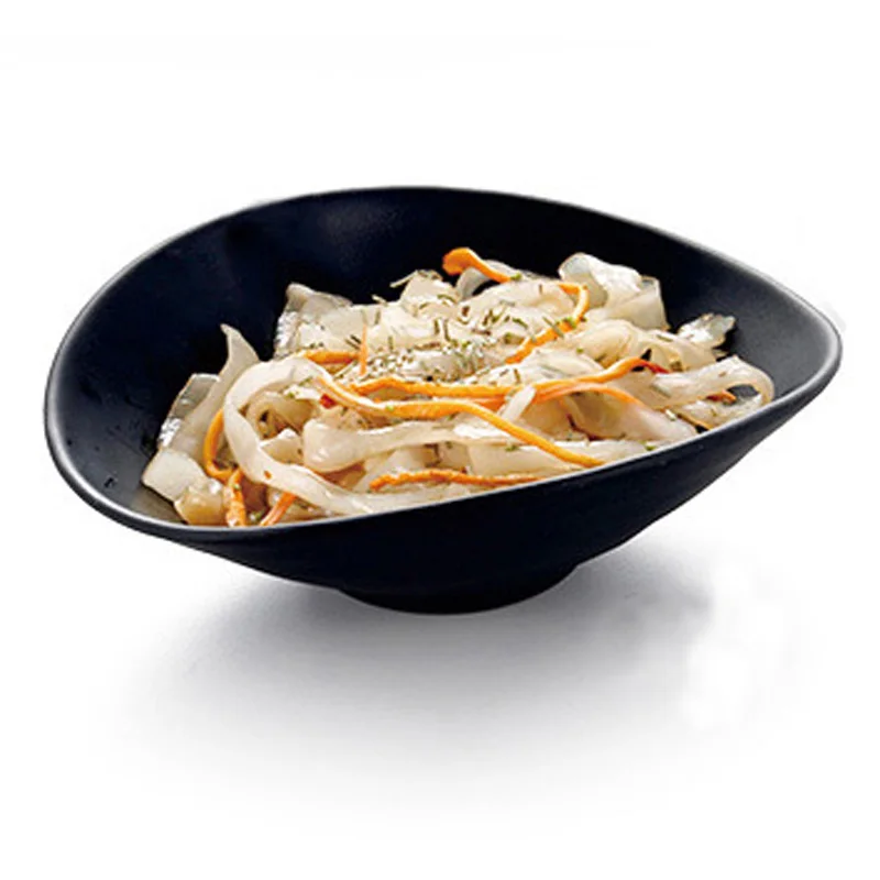 Imitation Porcelain Frost Melamine Dinnerware Oval bowl Japanese Restaurant Chaos Big Bowl A5 Melamine Bowls Melamine Tableware