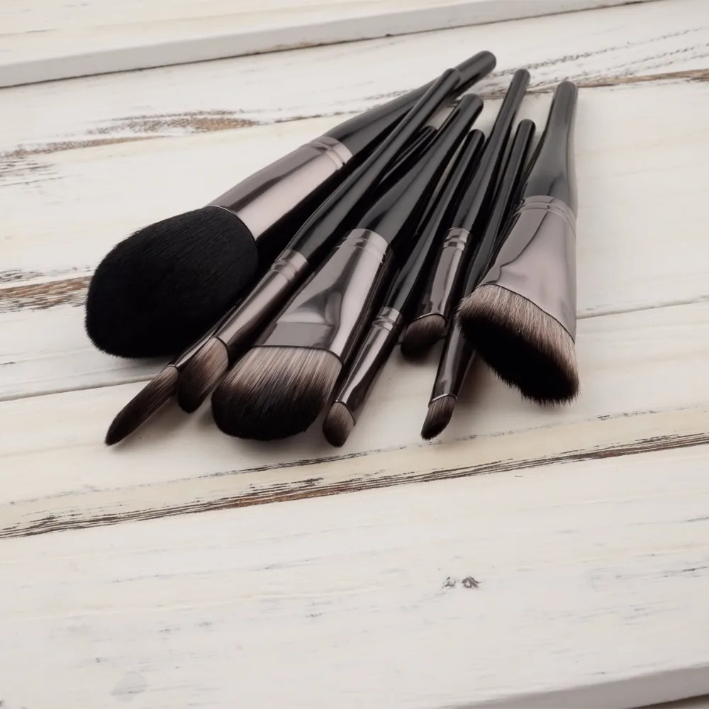 8PCS Makeup Brushes Set Eyeshadow Eyeliner Blush Blending Contour Foundation Cosmetic Beauty pinceaux de maquillage Tools Kit