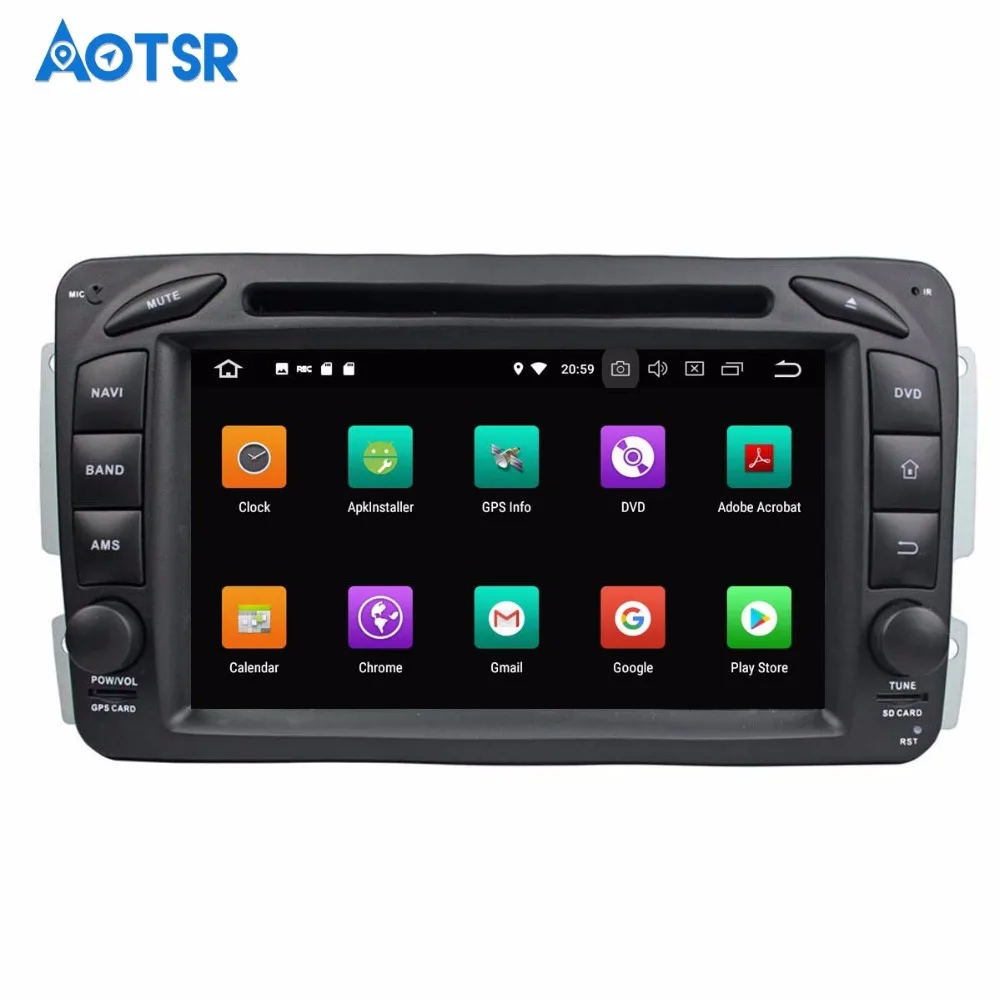 7 Inch Android  9.0 Car GPS navi multimedia For Mercedes Benz W203 W208 W209 W210 W463 W163 W168 no DVD player tape video radio