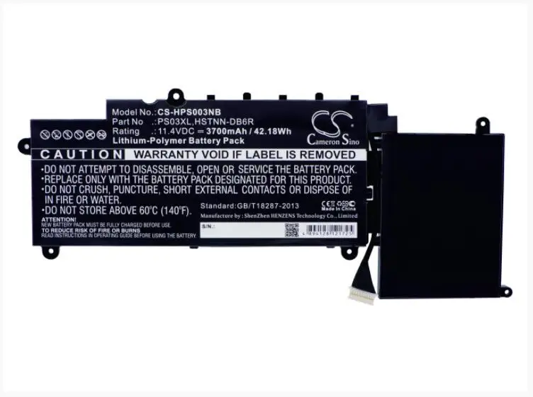 Cameron Sino 3700mAh battery for HP Stream 11 11-D010NR 11-D023TU 11-R000NG 11-R008TU 11-R010NR 11-R050SA 787520-005