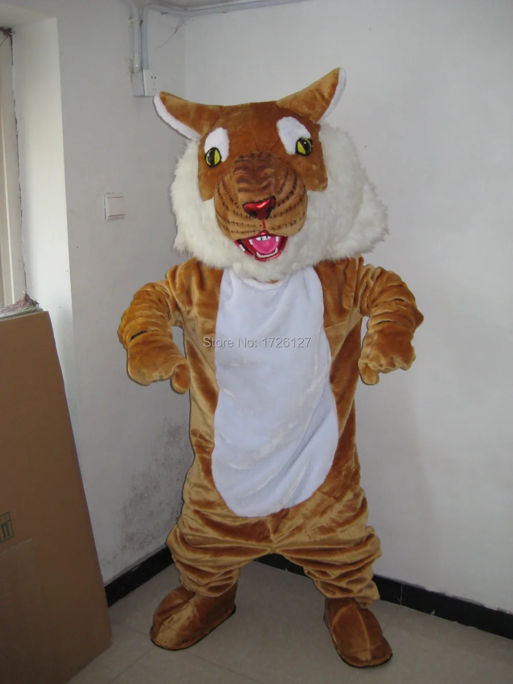 mascot plush wildcat panther leopard  jaguar cougar mascot costume custom fancy costume anime cosplay mascotte