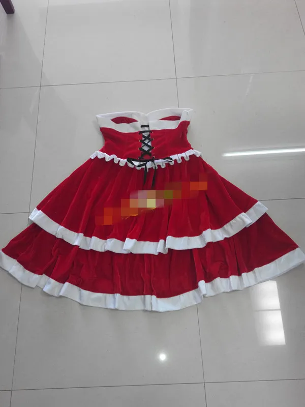 Tokisaki Kurumi DATE.A.LIVE Anime Cosplay Tokisaki Kurumi Christmas set costume customized