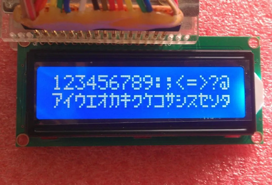 青色光付きLCDディスプレイモジュール,10個,lcd1602 1602,16x2文字,hd4780コントローラー,送料無料