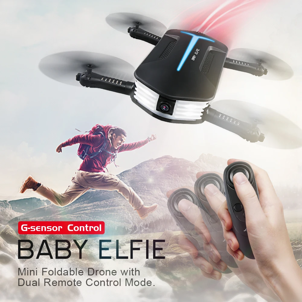 JJRC H37  Mini Pocket Drone G-sensor Gravity Control With 720P HD Wifi FPV Camera Altitude Hold fucntion 6-Axis Gyro