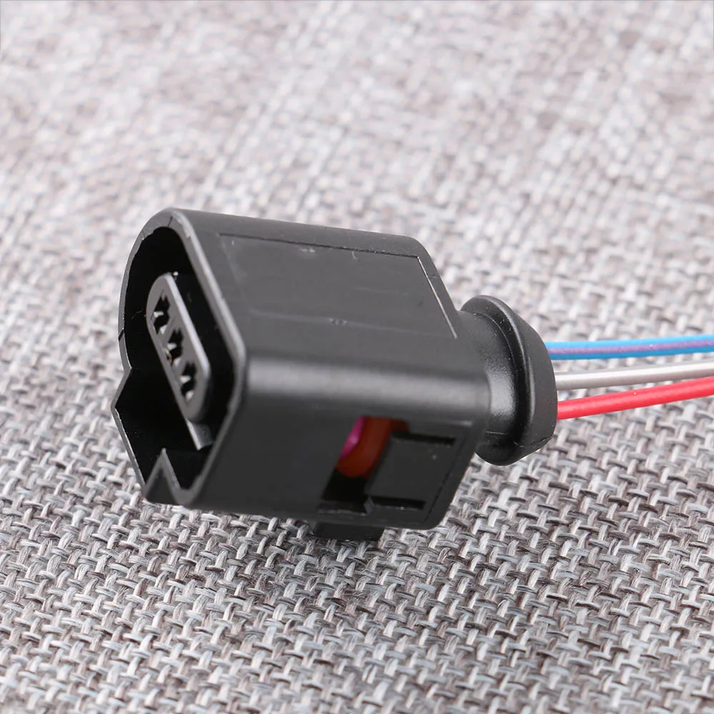 Camshaft Cam Sensor 3 Pin Wire Connector Plug Harness 1J0973703 3D0973703 For VW Passat Golf Jetta For Audi A3 A4