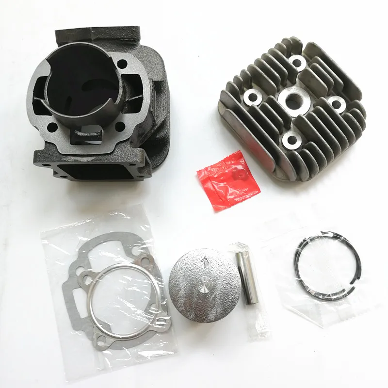 Motorcycle 47mm Cylinder Kit Piston with head 70cc Big Bore Cylinder Barrel Kit for YAMAHA BWS Bump Ng 97-98 47mm/10mm