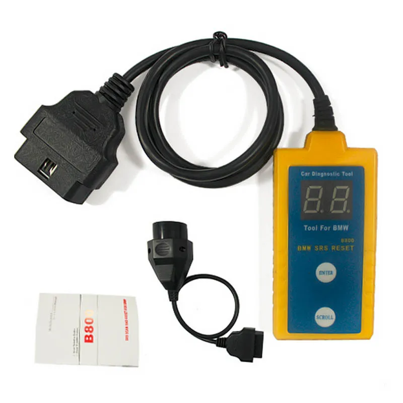 Newest  Airbag SRS Reset Scanner B800 OBD Diagnostic Tool Car Vehicle Airbag Car Electronic Repair Tool Drop Shipping LR10