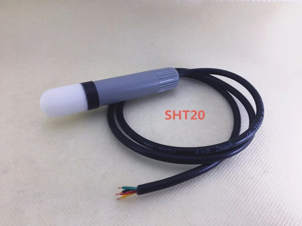 

TH20WGLL Temperature humidity sensor ABS plastic waterproof dustproof locking protect cover shell house cable with SHT20