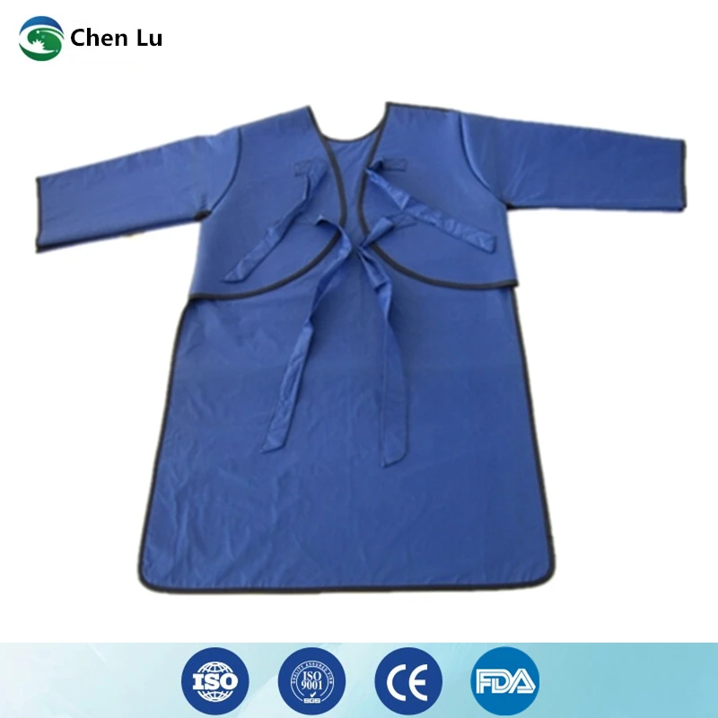 Direct selling laboratory nuclear radiation protection 0.35mmpb long-sleeved lead coat apron x-ray protective clothing