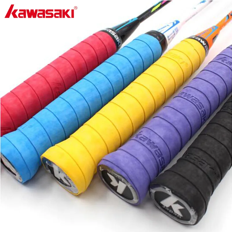 10Pcs/lot Kawasaki Racket Over Grip X9  Tennis Racket Grip Anti-slip Breathable Badminton Hand Tape Dry Sweatband Good Quality