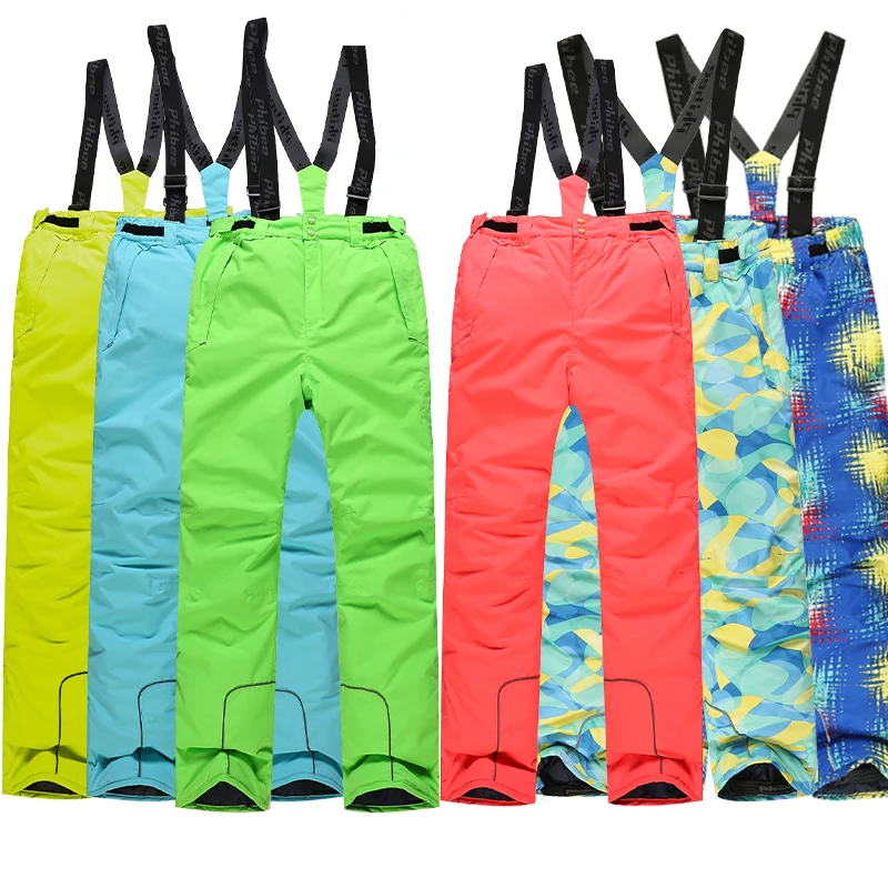 Detector Kids Winter Outdoor Water Resistant Windproof Breathable Snowboard Trousers Ski Pants Boys 6-16y Pantalones Waterproof