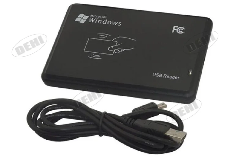 

125Khz RFID Reader EM4100 TK4100 USB Proximity Sensor Smart Card Reader no Drive Issuing Device ID USB for Access Control