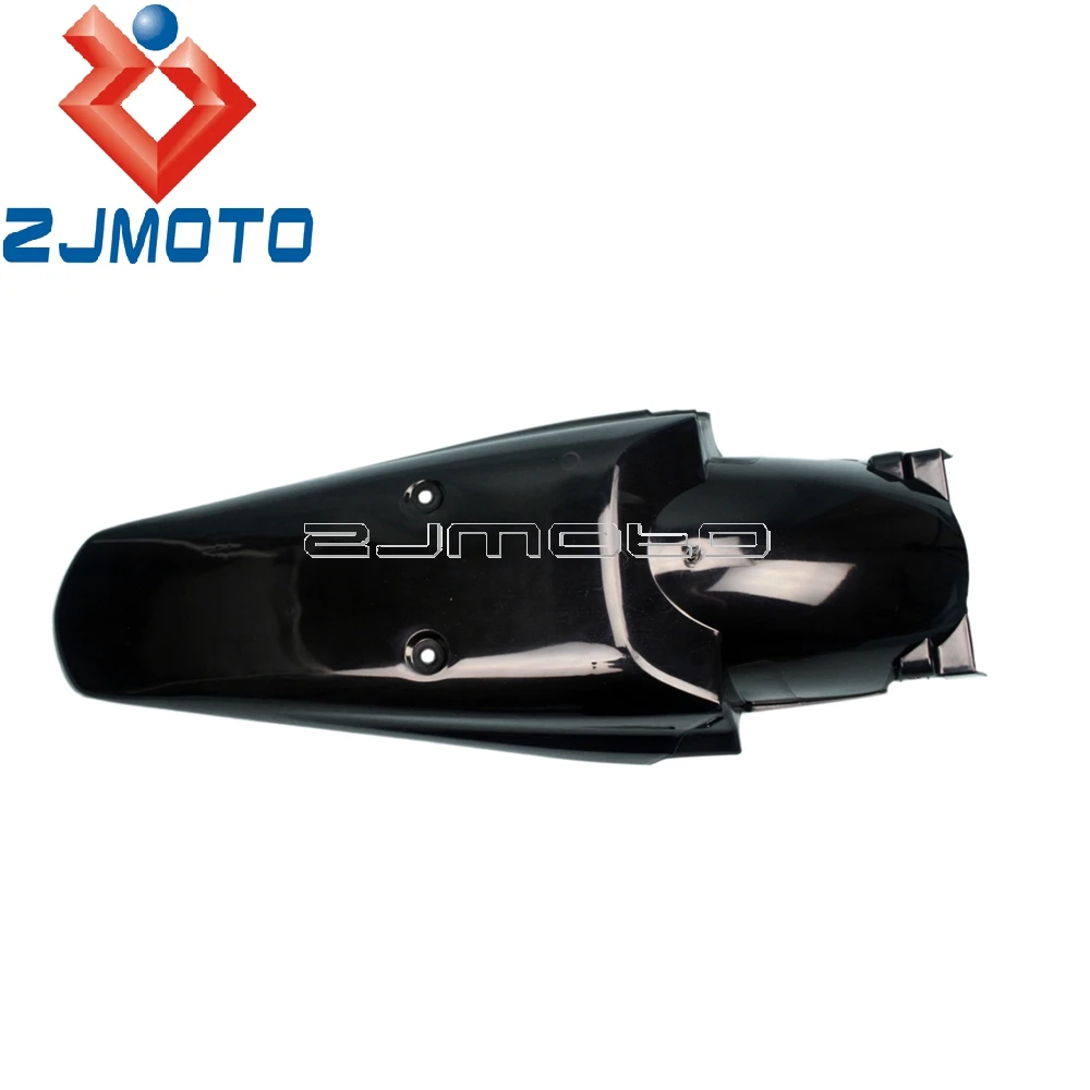 Black Rear Fender Universal Enduro Dual Sport Rear Mudguard For Honda Kawasaki Suzuki Yamaha WR DRM RMZ KX YZ CRF Supermoto