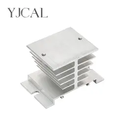 Single Phase Solid State Relay SSR Aluminum Heat Sink Dissipation Radiator Heatsinks Suitable For 10A-25A Relay