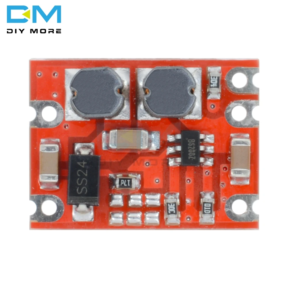 5PCS S09 DC-DC Automatic Buck Boost Power Step Up Down Board Module Input 3V-15V Output 3.3V/5V Electronic DIY PCB