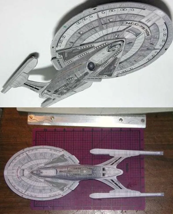 High quality Film: Star Trek Enterprise - E starship 40cm Paper model kit