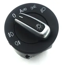 Interruptor de faro de coche, perilla de luz antiniebla para VW Jetta Golf MK 5 MK 6 Passat B6 3C CC 2005-2013 Tiguan Rabbit 5ND941431B 5ND 941 431 A