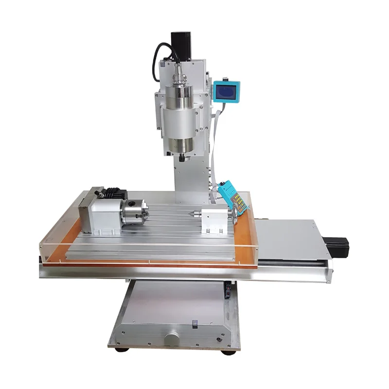 LY 5axis 2.2kw 6040 CNC Router Column Aluminum Engraving Milling Machine Vertical Type 3 4 5 Axis 2200w Spindle Motor for Metal