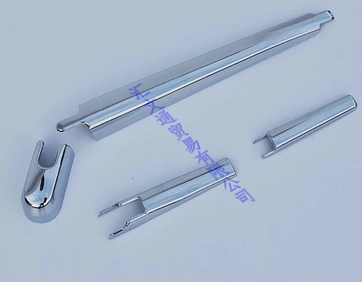 ABS 크롬 후면 윈도우 와이퍼 암 블레이드 커버 트림 오버레이 깍지 몰딩 가니쉬, 마쓰다 CX-5 CX5 2017-2020 용 자동차 액세서리