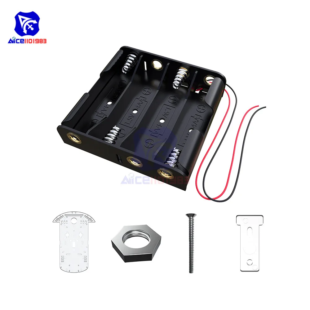 Diymore 2WD Roboter Smart Car Chassis Kits mit Geschwindigkeit Encoder für Arduino 51 M26 DIY Bildung Roboter Smart Auto Kit